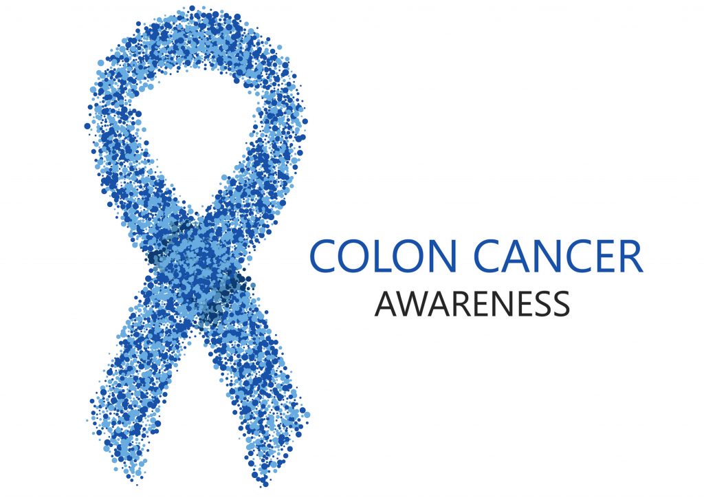 Vector Modern Colon Cancer Awareness Circles Desigen Cedar Valley
