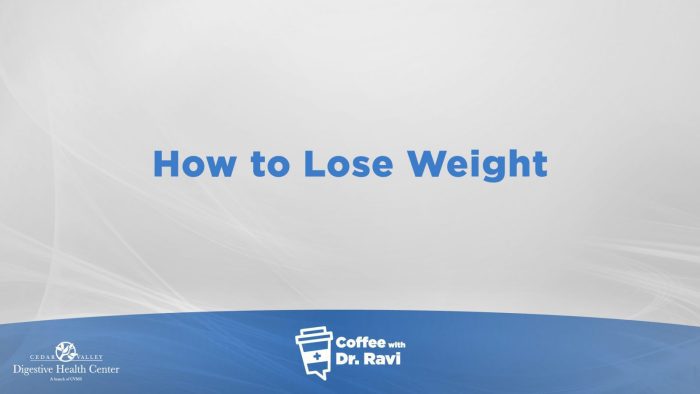 Coffee with Ravi #82: How to Lose Weight